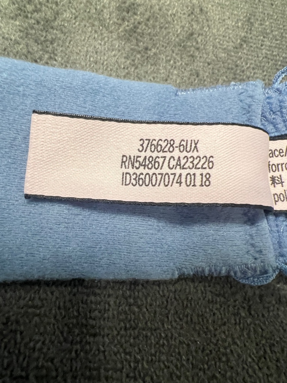 Victoria's Secret Dusty Blue Lace Dream Angels Lined Demi Push-Up Bra 32DDD - Picture 12 of 12